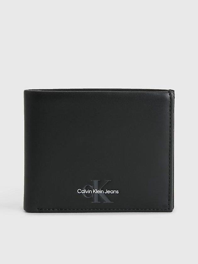 Calvin Klein USA Leather Billfold Mens Wallet Black 4378209-PU